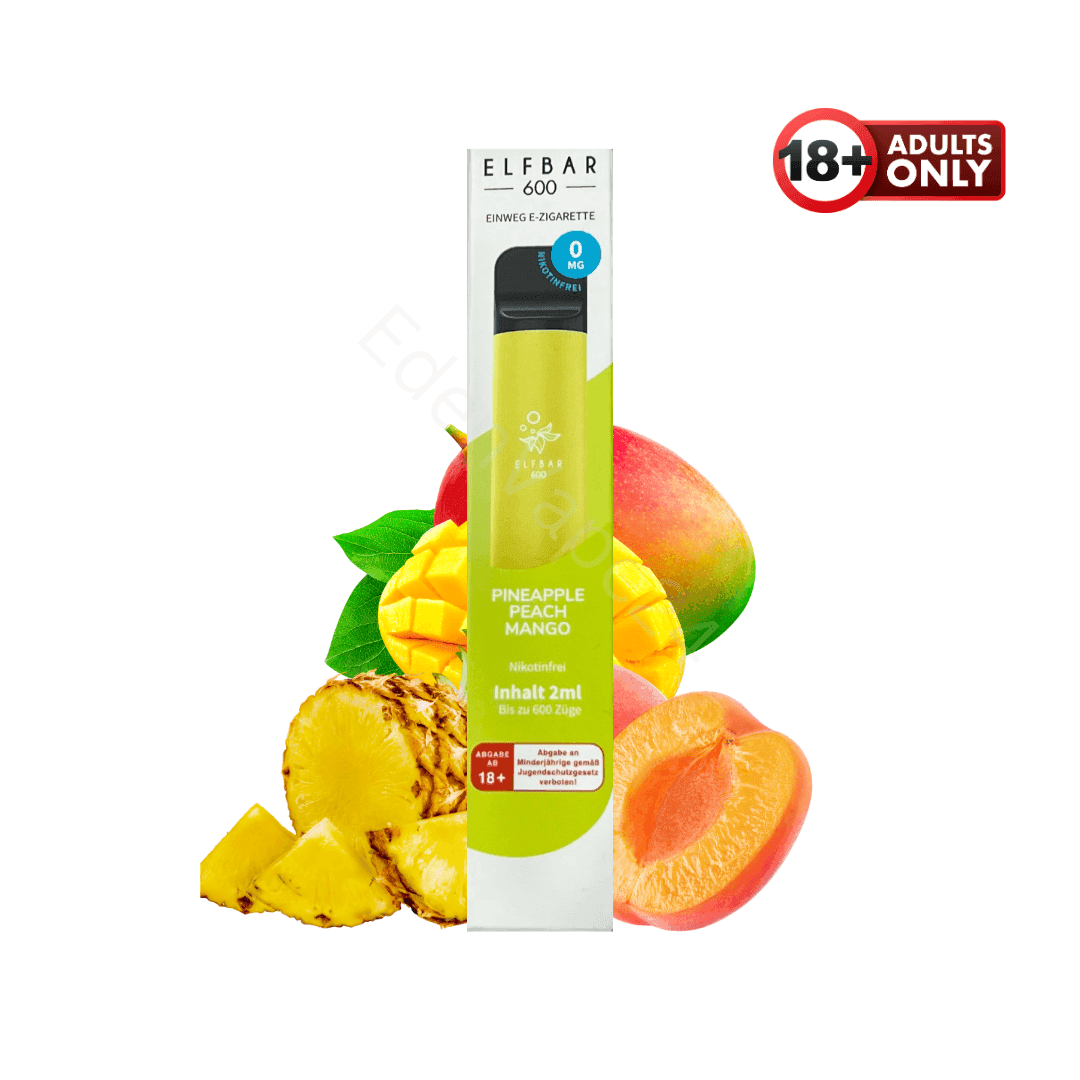 Elfbar 600 - Pineapple Peach Mango - Nikotinfrei - EdenVape24